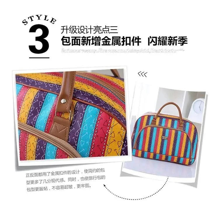 Fashion Cartoon Print Travel Bags for Women