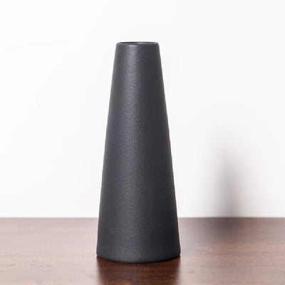 Small Ceramic Vase for Flowers Plants,  Matte Vases for Modern Table Shelf Home Decor Wedding  Frosted Elegant Ceramic Vase