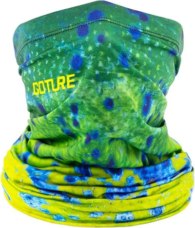 Goture UPF50+ Neck Gaiter Face Mask Cold Feeling Summer Elastic Multi Scarf UV Protection for Men Women Fishing Cycling Climbing