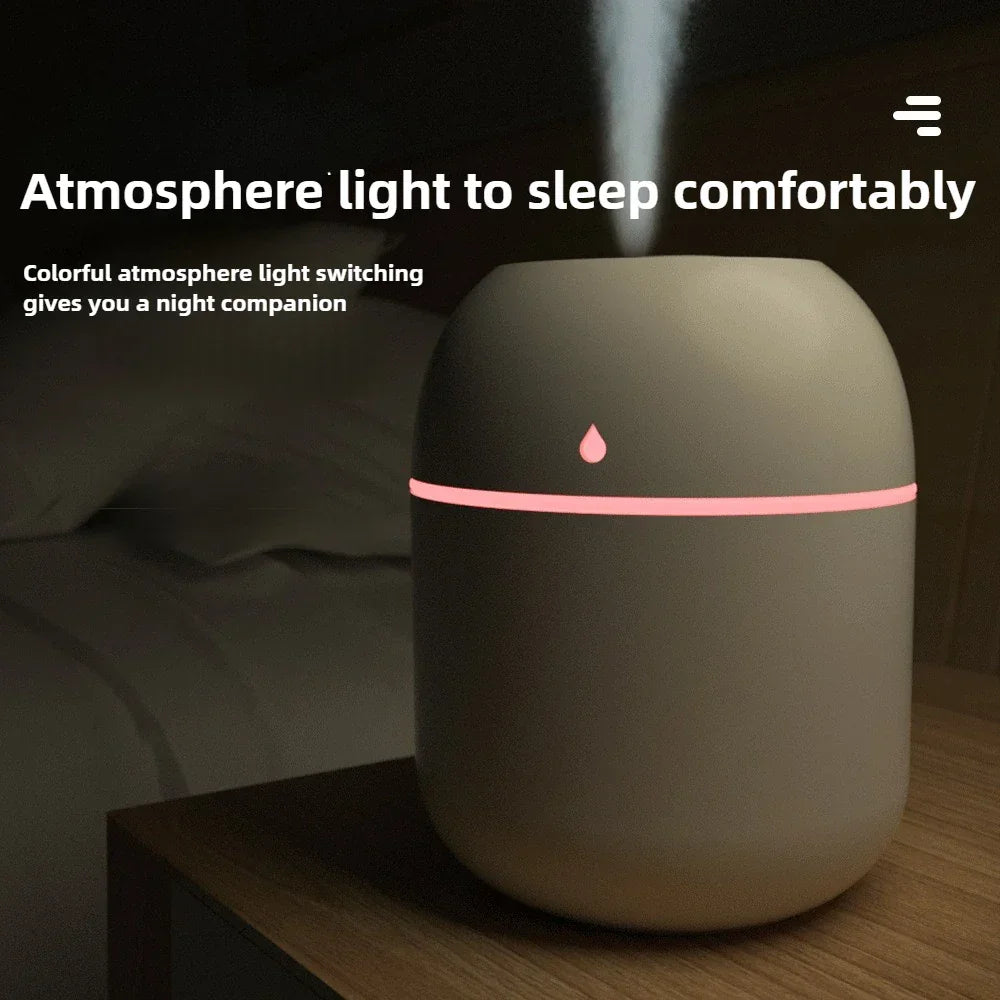 Car Diffuser Humidifier Auto Air Purifier Air Freshener with Colorful Atmosphere Lamp For Car Aromatherapy Diffuser Fresh