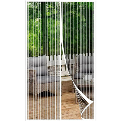 Magnetic Screen Door Curtain Anti Mosquito Keeps Bug Out Automatic Self-Closing Household Ventilation Door Mesh Curtain 38x82in