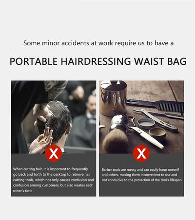 Hair Salon Barber Bag Professional Hairdresser Scissor Holster Belt Bags Barbershop Hairdressing Tools Accessories Supplies