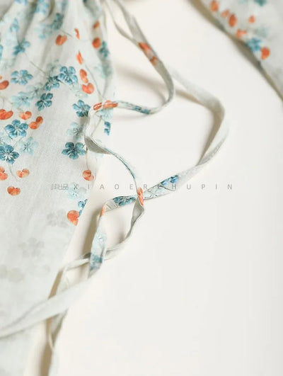 Summer Dress Women 2025 Long Print Elegant Clothing Vintage Elastic Waist Korean Beach Style V-Neck Fashion Robe Ropa De Mujer