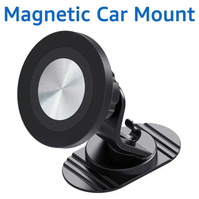 Magnetic Car Cellphone Mount Compatible with MagSafe Universal Magnet Car Dashboard Phone Holder for iPhone 15 Xiaomi Huawei