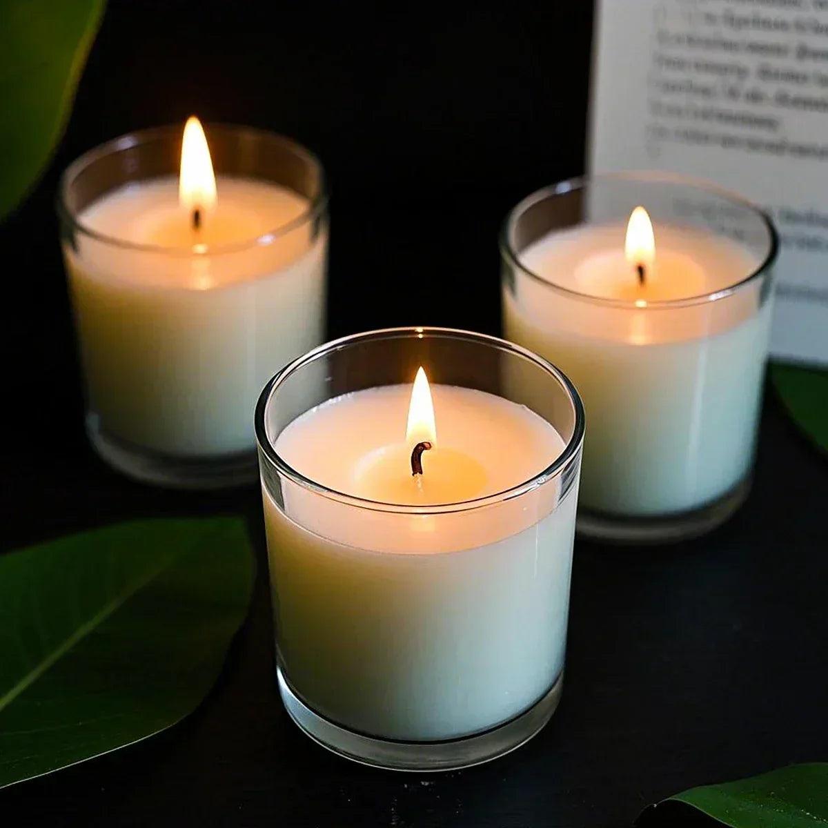 100pcs 6/10/15/20cm waxed cotton candle wicks smokeless wax core diy soybean woven kerosene lamp making supplies
