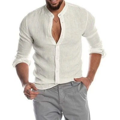 Men's Clothes Party Long Sleeve Shirt Summer