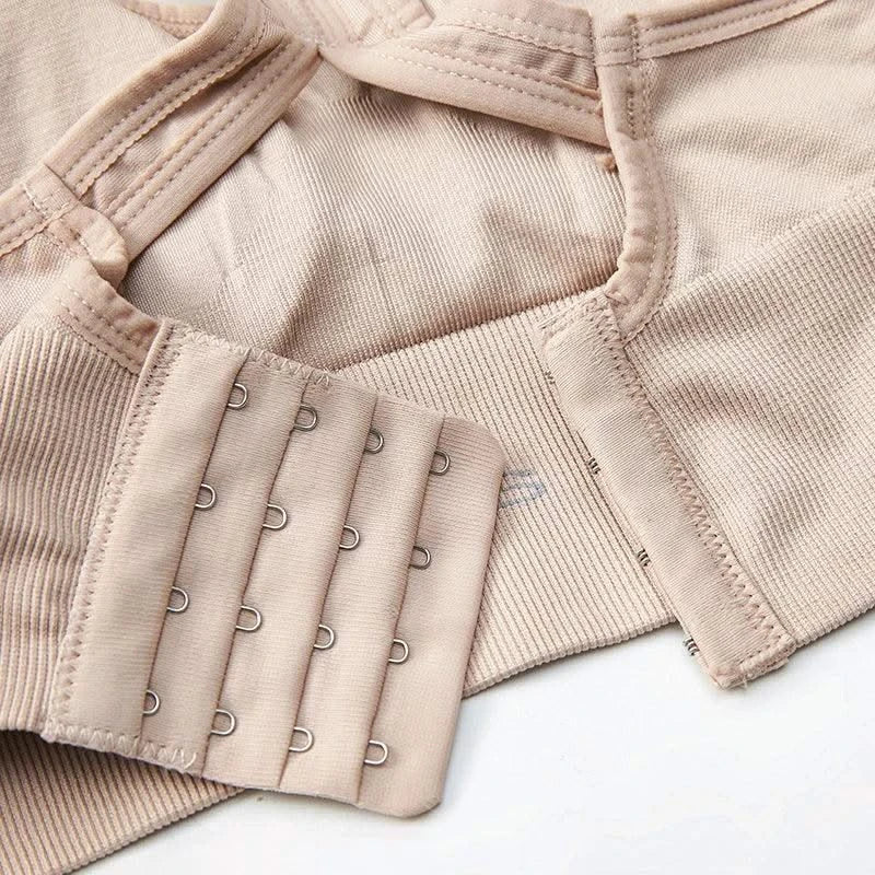 Women Top Wireless Bralette Push Up Seamless Cross Bra