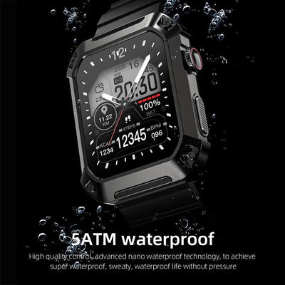 LOKMAT OCEAN 2 Pro Smart Watch Waterproof Bluetooth Calls Smartwatches 1.85 inch Touch Screen Heart Rate Monitor Fitness Tracker