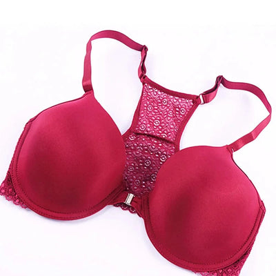 Front Closure Womens Lace Bra Brassiere