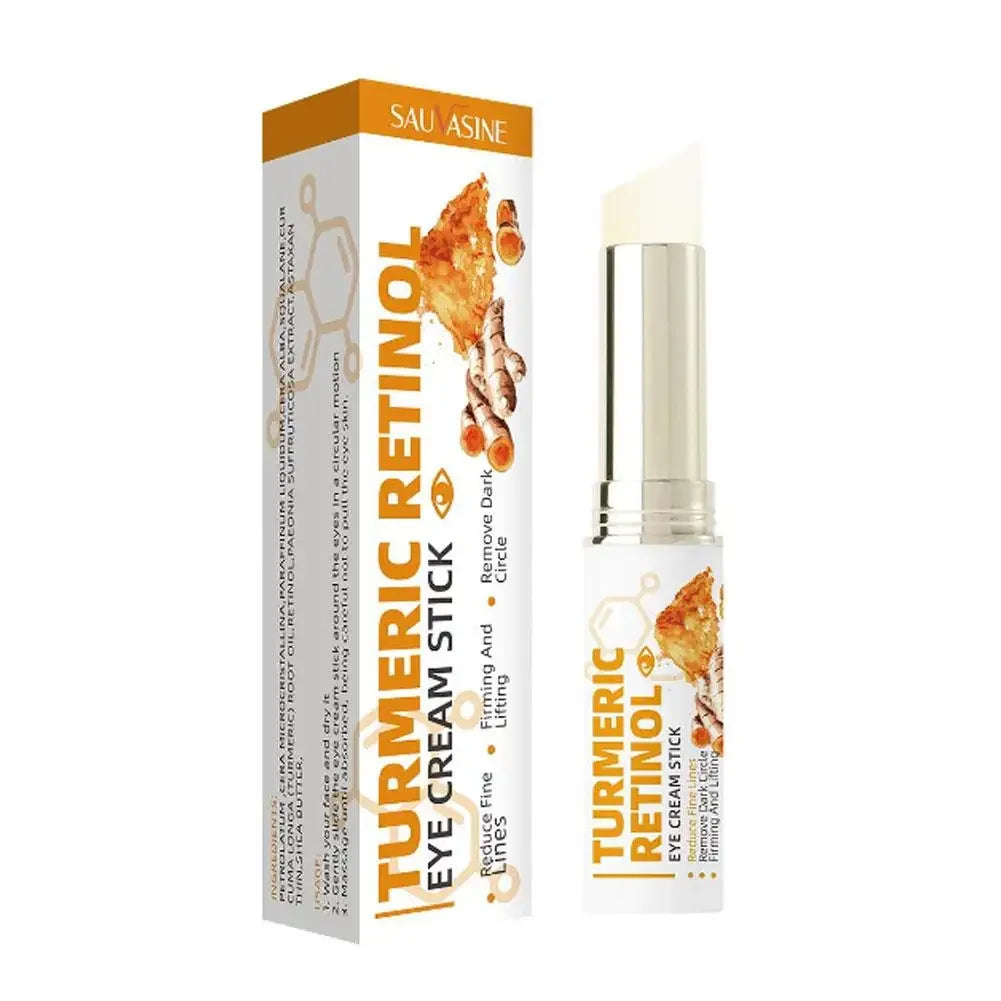 Turmeric Brightening Face Serum+Eye Cream Stick set,Dark Spot Corrector,Hydrating & Moisturizing,fading fine lines skin care set