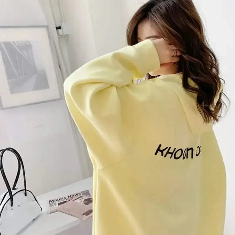 Casual Zip up Hooded Sweatshirt Candy Colour for Women Tops