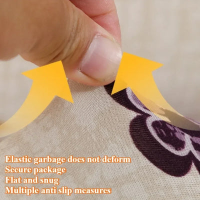 1/2/3Seater Sofa Bed Cover with Elastic Printing Seat Cover Armless Sofa Bed Cover Sofa Covers for Living Room Home Decor