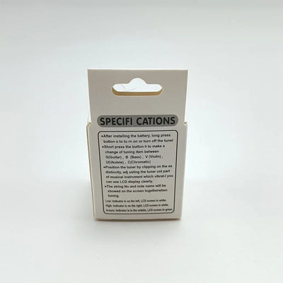 Guitar Tuner For All Instruments Clip on Electronic Tuner for Guitar Bass Ukulele Violin Mandolin Banjo