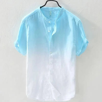 Men's Half-sleeved Trendy and Versatile Gradient Shirts
