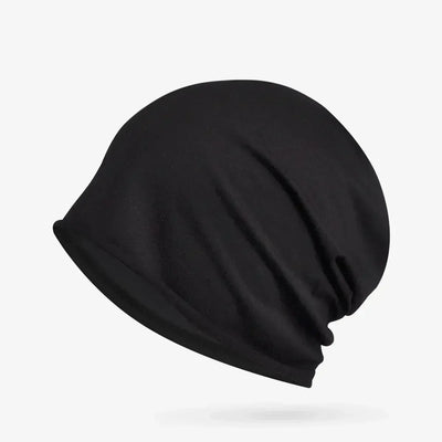Hats Beanies For Men Women Unisex Autumn Summer Beanie Cotton Solid Color Elastic Bonnet Hip Hop Baggy Cap Male Female Thin