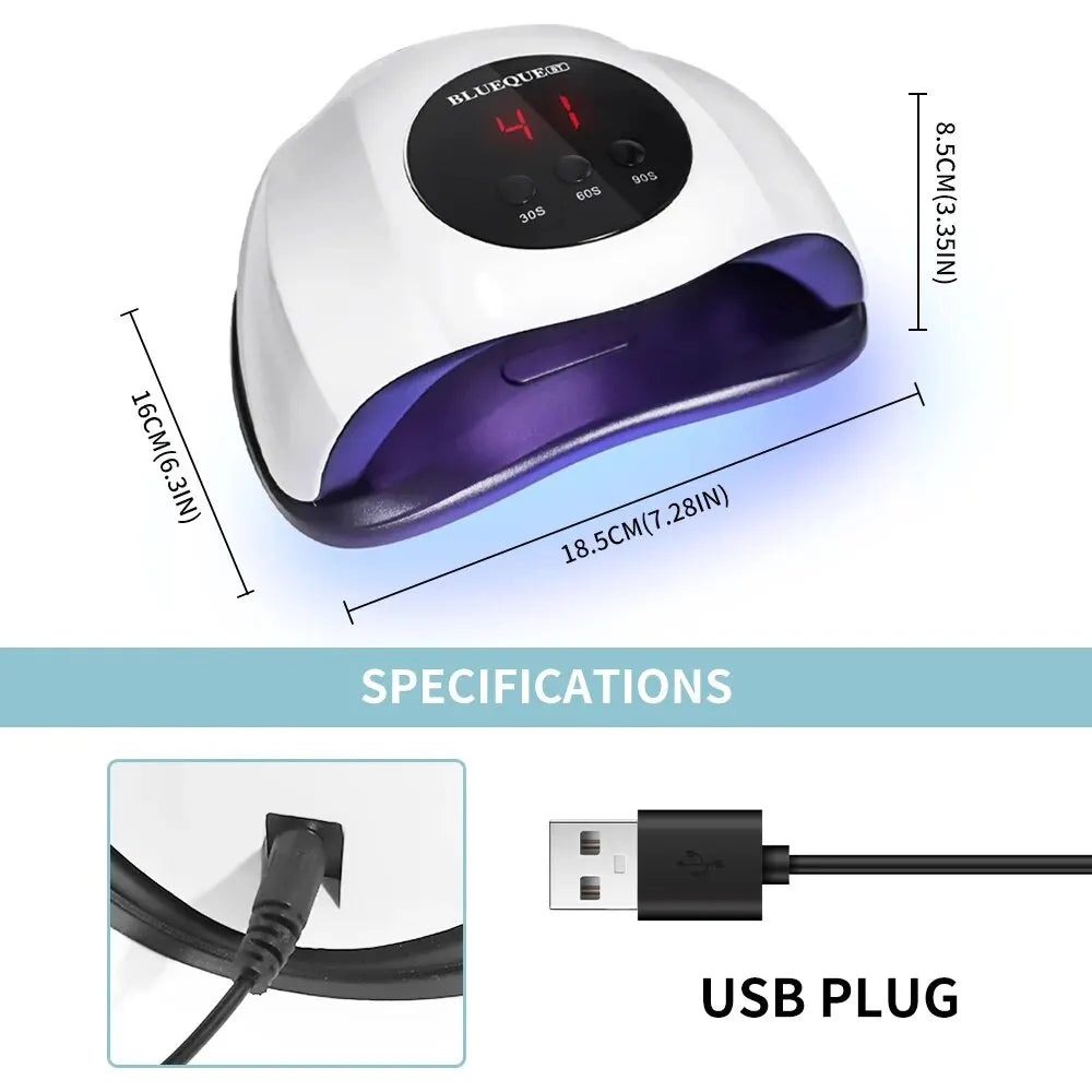 Professional Nail UV LED Lamp for Nails Dryer Machine Nail Home Use Light Uv Gel Varnish Manicure Drying Equipment Tools