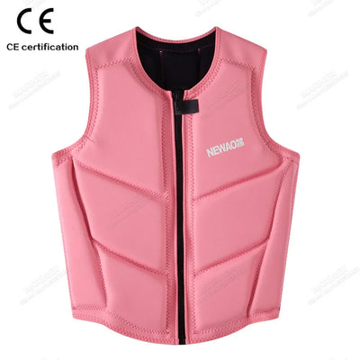 Wakesurf Comp Vest CE Approved Neoprene Life Jacket Wake Surfing Impact Vest surf But Great for All Other Watersports Activities