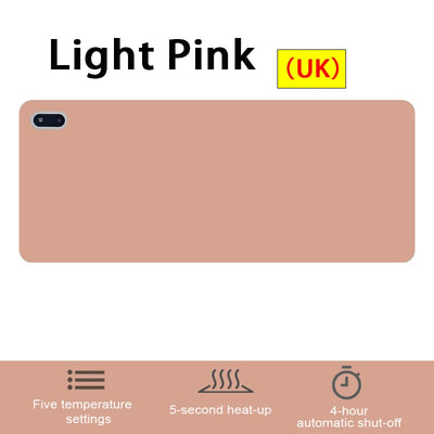 Warm Desk Pad Desk Hand Warmer Touch Control 5 Heating Grade Hand Heating Pad Desk Mousepad Fast Heating For Computer Keyboard