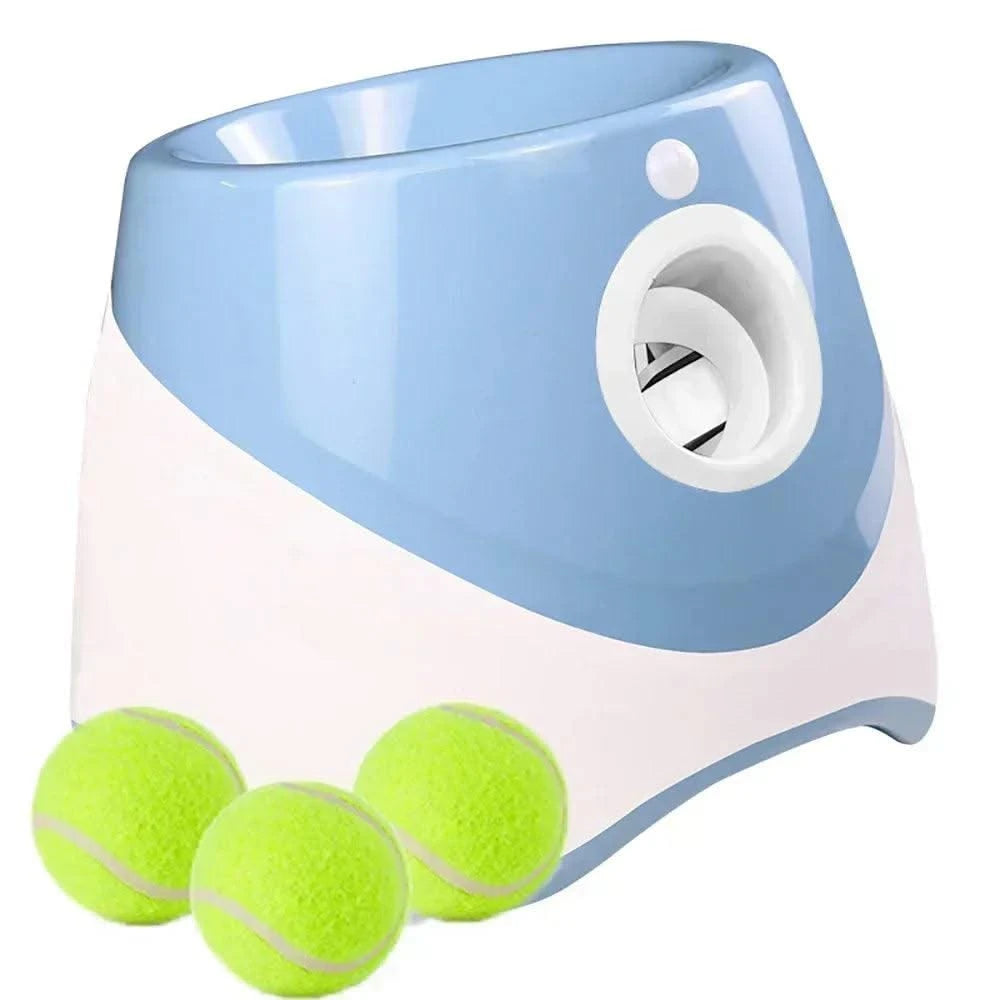 Automatic Dog Ball Launcher with 3 Distance Settings for Indoor & Outdoor Play, Keeps Pets Active & Healthy.