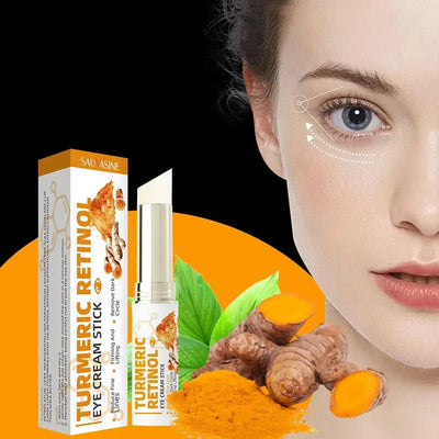 Turmeric Brightening Face Serum+Eye Cream Stick set,Dark Spot Corrector,Hydrating & Moisturizing,fading fine lines skin care set