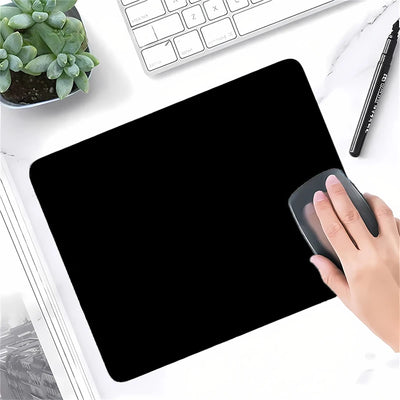 Solid Color PU Mouse Pad Non-Slip Gaming Desktop Mouse Pad Waterproof Anti-Scratch Easy To Clean Mat For Desktop Computer Laptop