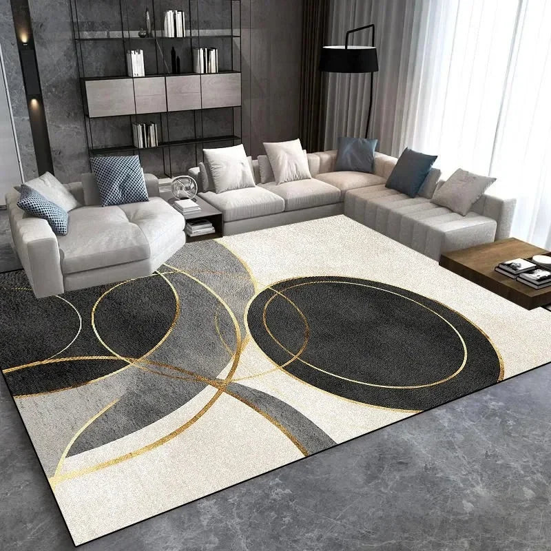 Modern Light Luxury Large Carpet for Living Room Home Decoration Sofa Area Rugs 200x300 Non-slip Bedroom Rug Washable Door Mat