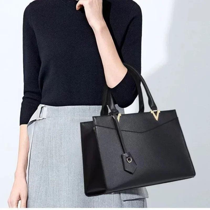 Women’s handbags shoulder bags for female luxury designer top-handle tote bag purse wallet quality leather high-end