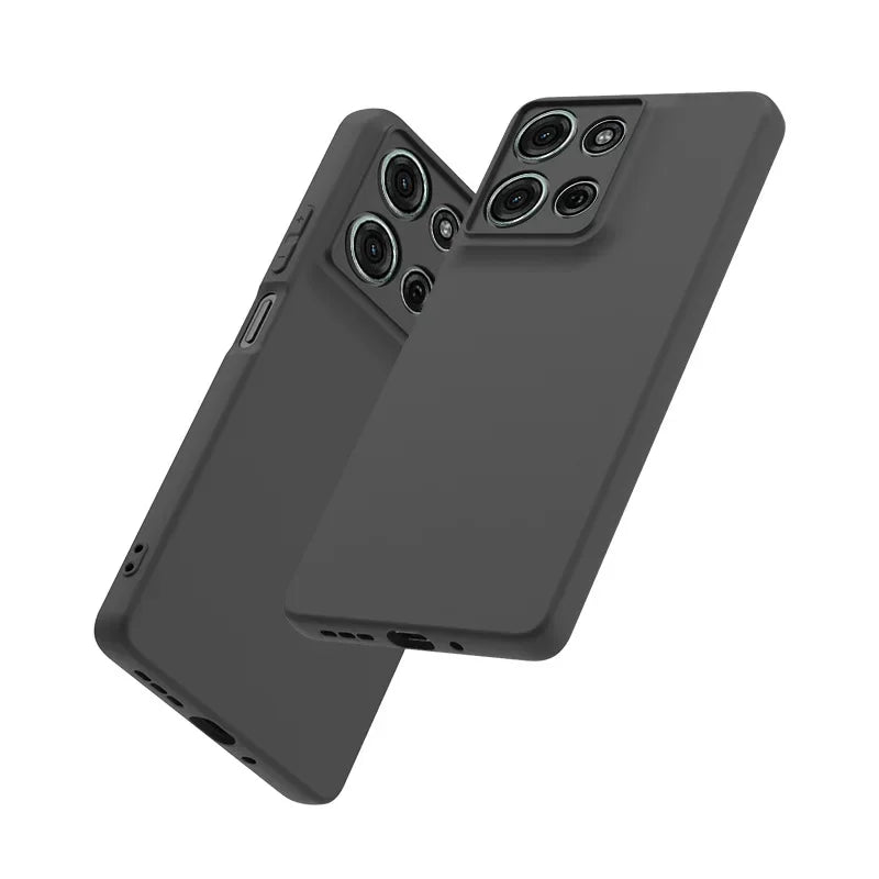 Silicone Phone Case for Motorola Moto G05 E15 G15 Pro Power G75 G35 G55 G85 E14 E13 Shockproof Matte Soft Cover Cases Fundas