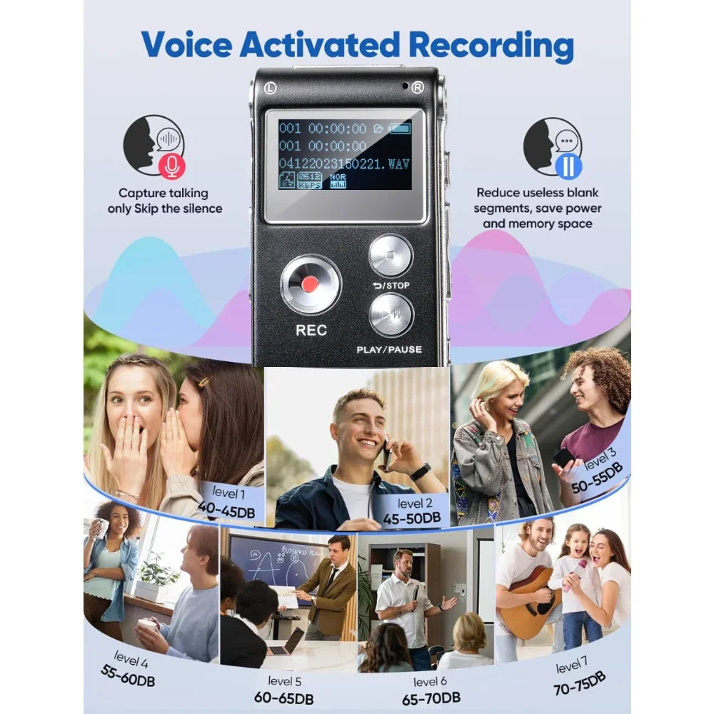 Cheap and user-friendly digital recorder, supporting up to 1536kbps. Mini recorder upgraded to MP3 and USB, with playback functi