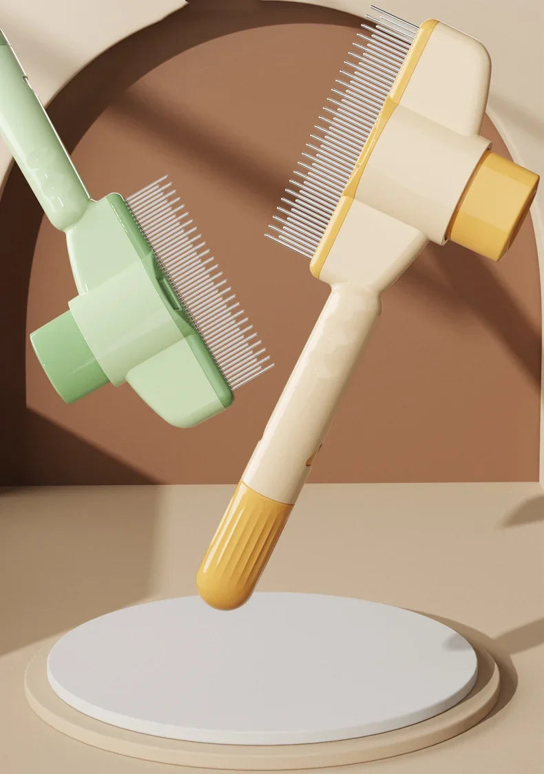 Dog Comb Pet Hair Remover One Button Dogs Brush Self-cleaning Cat Brush Massage Combs for Dog Grooming Brushes for Pet Products