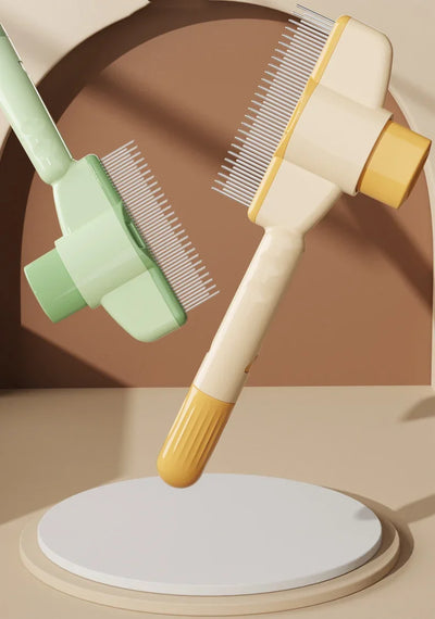 Dog Comb Pet Hair Remover One Button Dogs Brush Self-cleaning Cat Brush Massage Combs for Dog Grooming Brushes for Pet Products