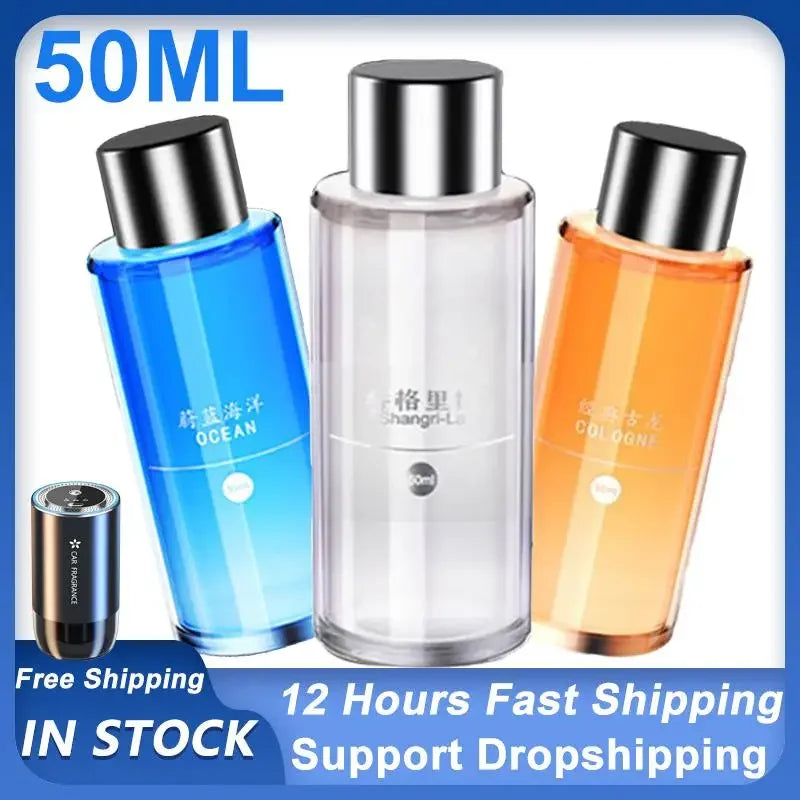 Car Diffusers For Essential Oils Smart Car Diffuser Perfume Adjustable Concentration Car Fragrance Diffuser 50ml Car Aromatherap