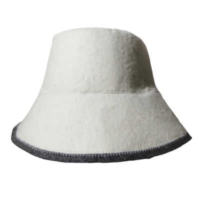 1x Sauna Hat 3mm Thick Anti Heat Headgear Banya Russian Style Wool Felt Shower Cap for Men Women Shower Bathing Accessories