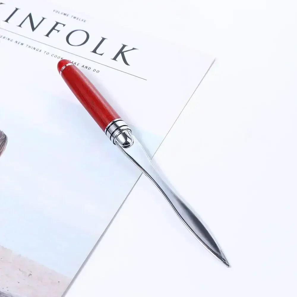 Supplies wooden handle office school student stationery letter opener express cut paper tool envelopes