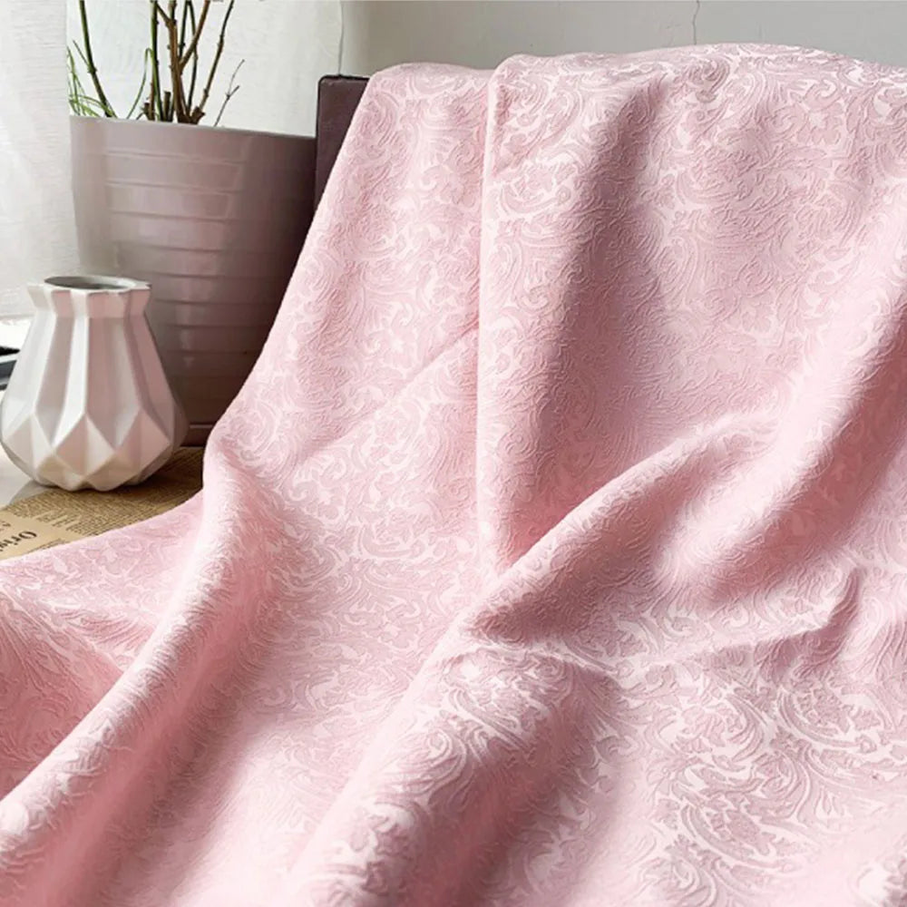 50X150cm Black White 3D Texture Brocade Jacquard Fabric Costume Drapery Materials DIY Sewing Cloth Suitable For Party Dress Gown