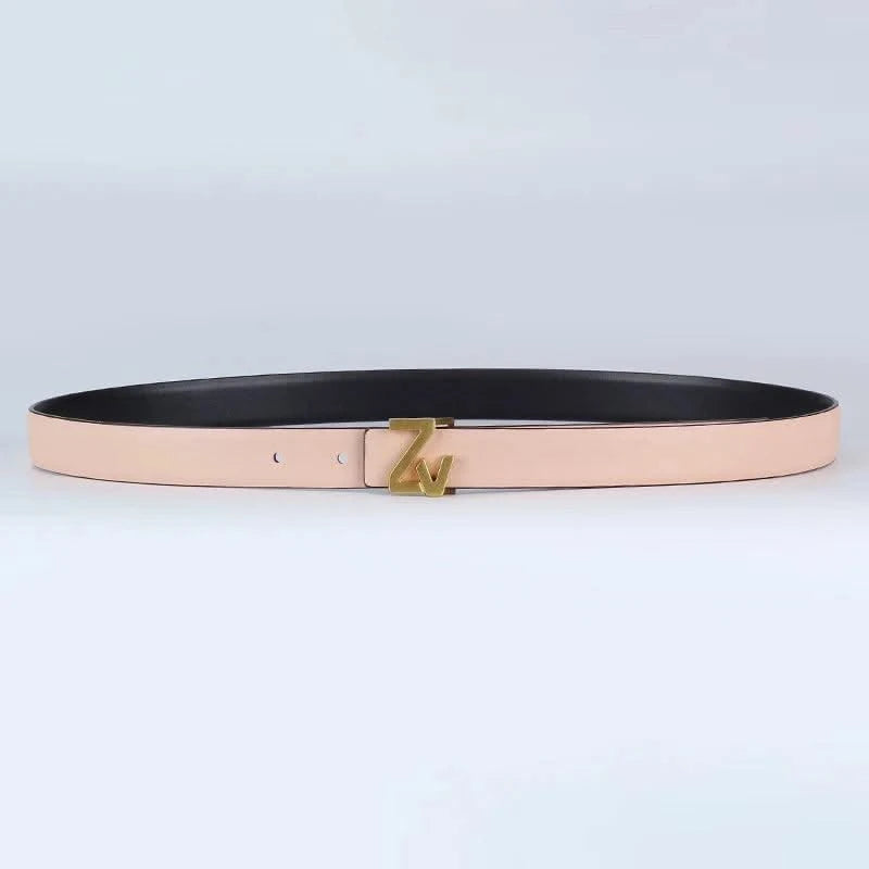 Designer Reversible Leather Width 25mm Waist Belt Women| Lady |Girl | Chic Dress Party Belt for jeans