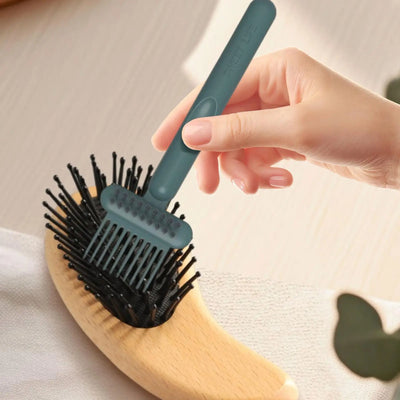 Hair Brush Cleaner Tool Hairbrush Cleaning Tools Comb Cleaner Rake 2-in-1 Cleaning Supplies For Removing Detangling Travel Home