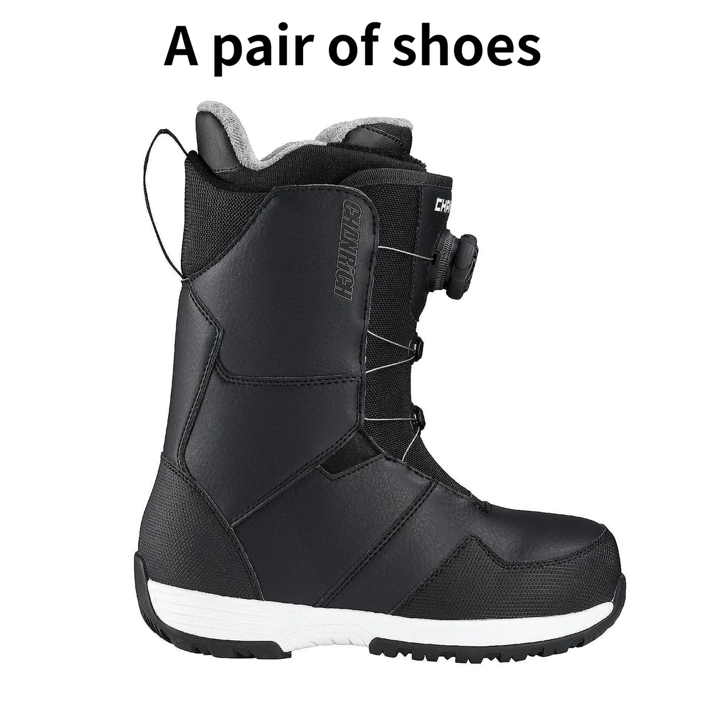 1 Pair Men's Professional Ski Shoes SkiING Enthusiasts Snow Boots Ultimate Grip Unparalleled Comfort High Performance Footwears