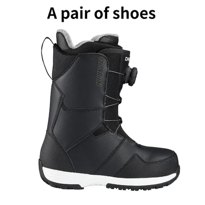 1 Pair Men's Professional Ski Shoes SkiING Enthusiasts Snow Boots Ultimate Grip Unparalleled Comfort High Performance Footwears