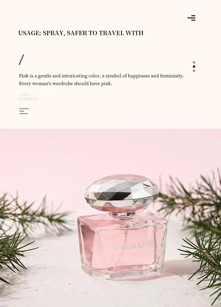 Luxury diamond women’s perfume spray flirting long-lasting fresh floral and fruity fragrance romantic attractive