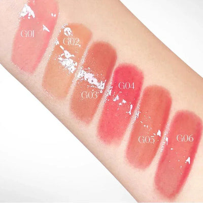 Lip Gloss Moisturising Glass Lip Nude Lipstick Korean Makeup Hydrating Lipgloss All the Feels High-Shine Hydrating Vitamin E