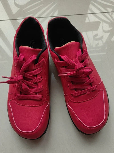 ZZFABER Leather Barefoot Shoes Soft Minimalist Sneakers for Women Men Casual Shoes Unisex Sneakers