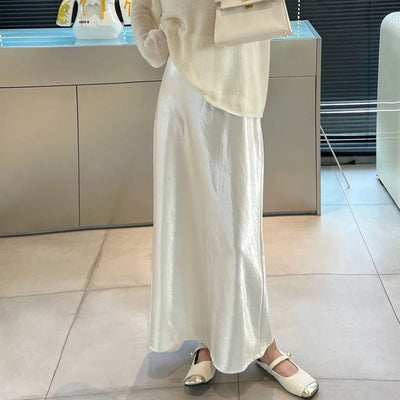 2025 Women Long Skirts High Waist A-Line Sexy Skirt Women Summer Maxi Skirts Brand Faldas Femme Streetwear