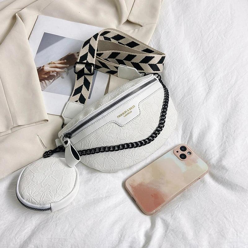 Designer Woman Chest Pack Retro Embroidery Belt Bag Coin Purse Luxury Lady Waist Bag Fashion Brand Shoulder Crossbody Chest Bags