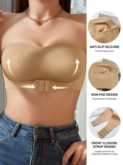 Strapless bras, wire-free and padding-free bras