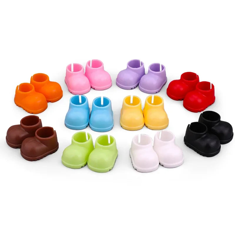 For 15/17cm Labubu Shoes Labubu sports rubber shoes Smiling Shoes Multiple colors Doll Accessories