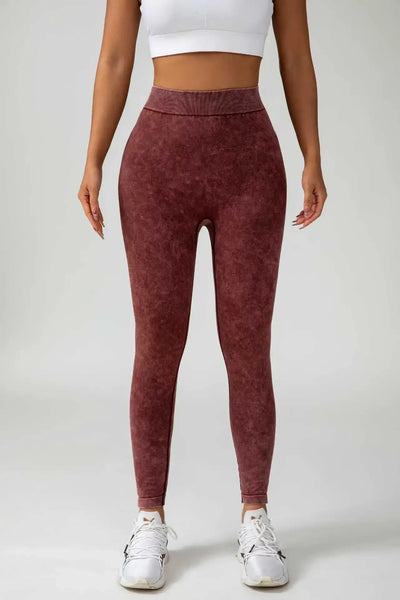 Women BUM Low V-Back Scrunch Butt Leggings Acid Wash Denim Blue Women High Stretch Sports Yoga Pants Women Gym Cycling leggings