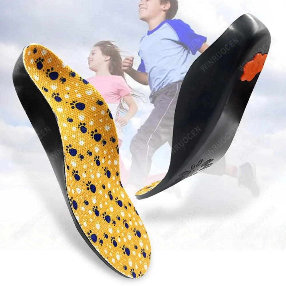 Kids Insole Arch Support | Flat Feet Sneaker for Children |Orthopaedic Insoles For Girl/boy Shoes | For Sports | Feet Care Inserts Pad