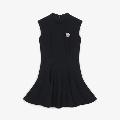 Women Golf Dress Sleeveless Outdoor SportsSlim Fit Sexy Dress Beige Black Outfit Women Clothes