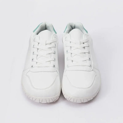 ZZFABER Leather Barefoot Shoes Soft Minimalist Sneakers for Women Men Casual Shoes Unisex Sneakers